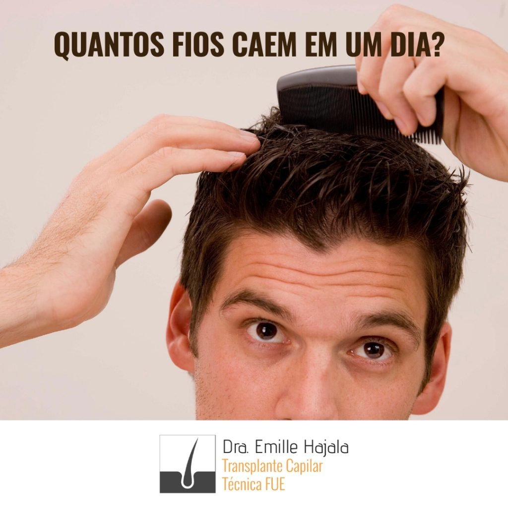 quantos fios caem em um dia